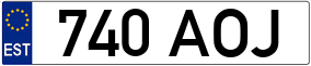 Truck License Plate